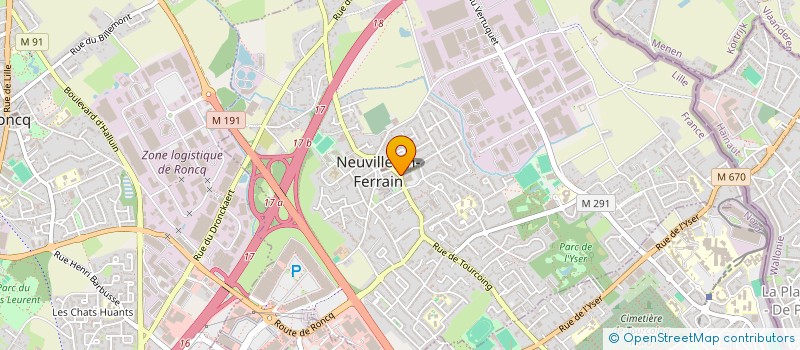 localisation de l'entreprise LAUNAY à NEUVILLE-EN-FERRAIN