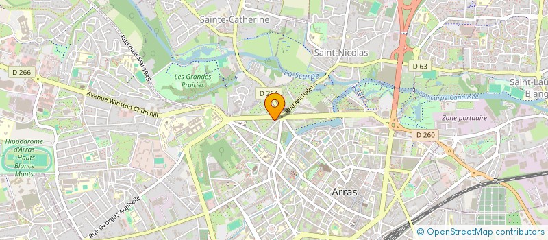 localisation de l'entreprise LAUNAY à ARRAS