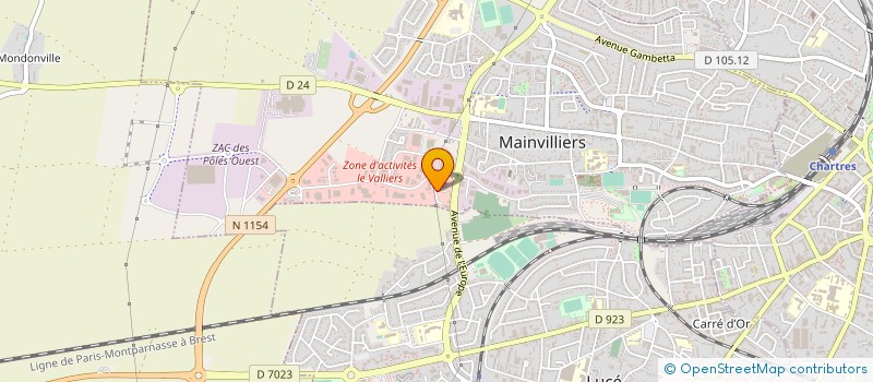 localisation de l'entreprise LAUNAY ARTOIT à MAINVILLIERS