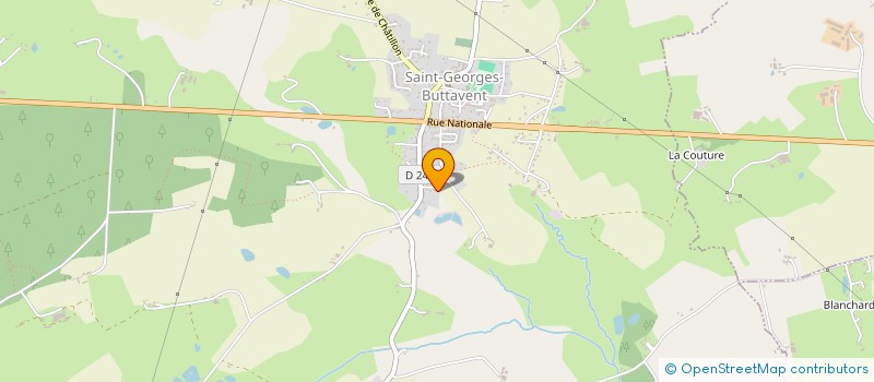 localisation de l'entreprise LAUNAY IMMOBILIER  SAINT-GEORGES-BUTTAVENT