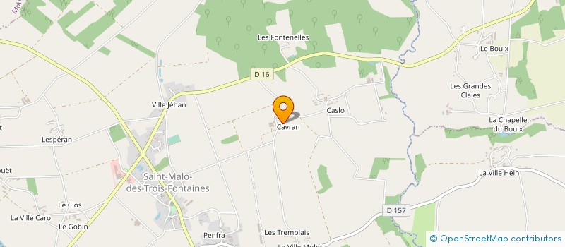localisation de l'entreprise LAUNAY JEAN-YVES à SAINT-MALO-DES-TROIS-FONTAINES