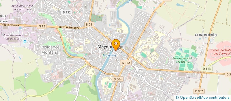 localisation de l'entreprise LAUNAY KEVIN à MAYENNE