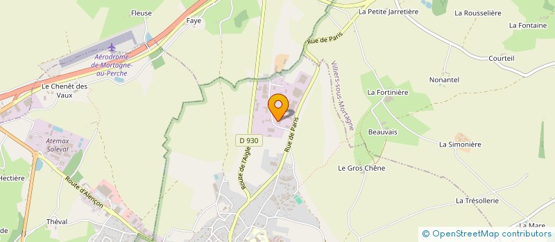 localisation de l'entreprise LAUNAY MATTHIEU à SAINT-LANGIS-LES-MORTAGNE
