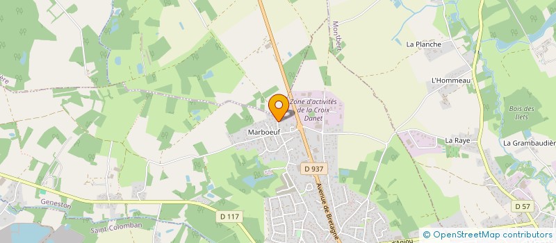localisation de l'entreprise LAUNAY METAL'RY à GENESTON