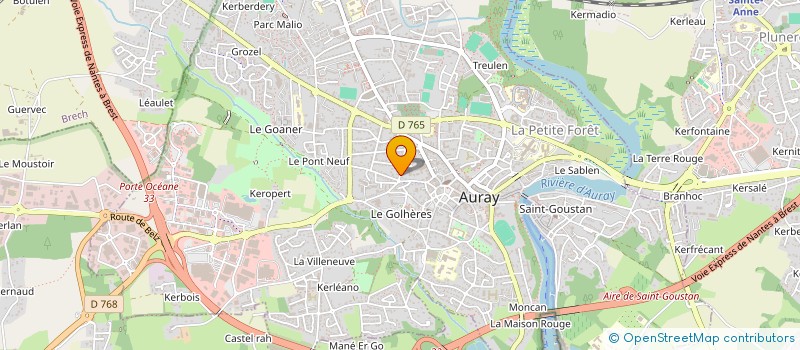 localisation de l'entreprise LAUNAY - MONAUNI à AURAY