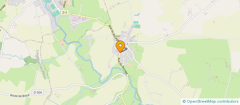 localisation de l'entreprise LAUNAY-MONTIGNE  BRECE