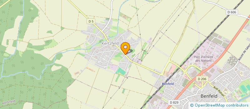 localisation de l'entreprise LAUNAY SAV  KERTZFELD