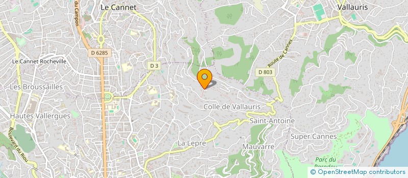 localisation de l'entreprise LAUND FRANCE SARL  CANNES