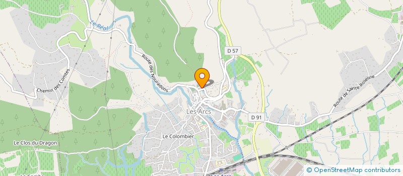 localisation de l'entreprise LAUNDROMAT à LES ARCS