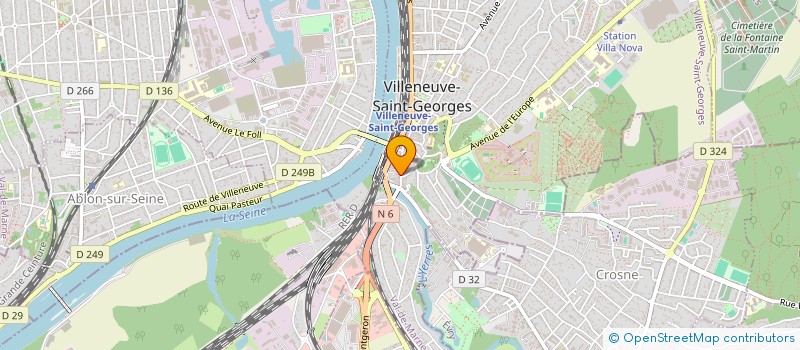 localisation de l'entreprise LAUNDROMATIC à VILLENEUVE-SAINT-GEORGES