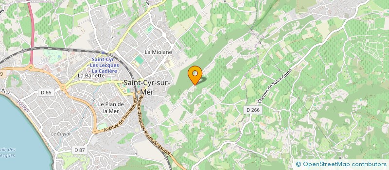 localisation de l'entreprise LAUNDRY INVEST à SAINT-CYR-SUR-MER
