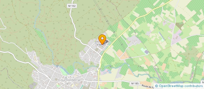 localisation de l'entreprise LAUNEE COIFFURE  COURNONTERRAL