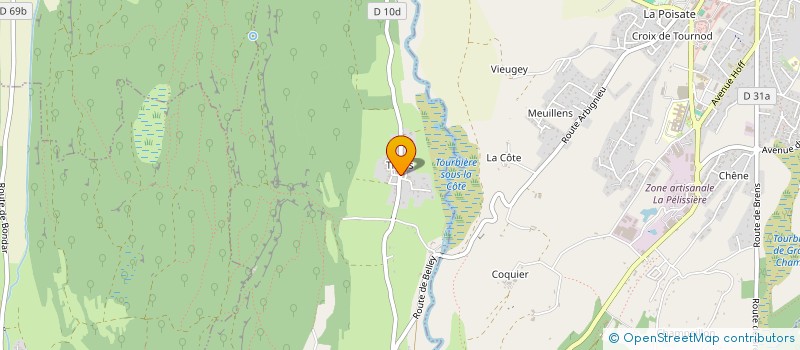 localisation de l'entreprise LAUNI BMDB à ARBOYS EN BUGEY