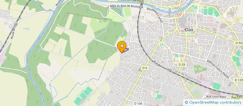 localisation de l'entreprise LAUNIAC  DAX