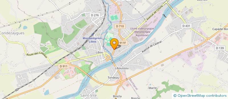 localisation de l'entreprise LAUNIC  FUMEL