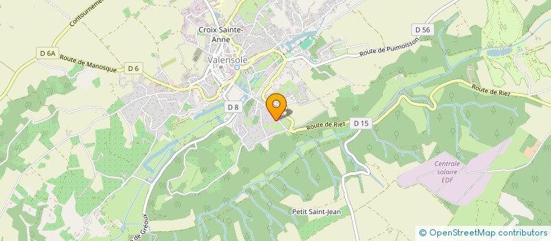 localisation de l'entreprise LAUNIC à VALENSOLE