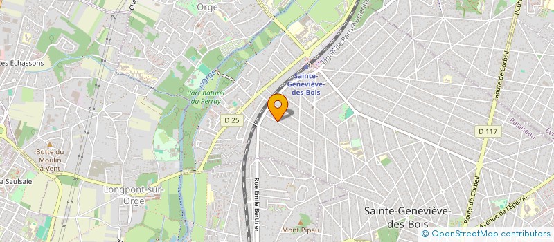localisation de l'entreprise LAUNICA à SAINTE-GENEVIEVE-DES-BOIS