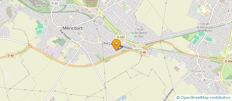 localisation de l'entreprise LAUNIE  MERICOURT