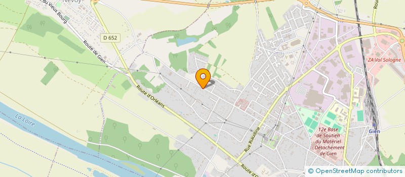 localisation de l'entreprise LAUNOIS à GIEN
