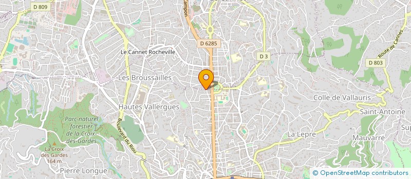 localisation de l'entreprise LAUNOIS ROMERO THIERY à CANNES