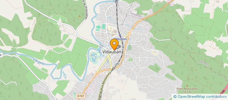 localisation de l'entreprise LAUNOY SUSHI  VIDAUBAN