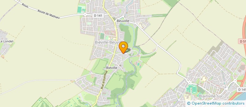 localisation de l'entreprise LAUPAL  BIEVILLE-BEUVILLE