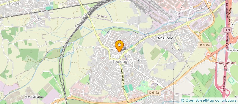 localisation de l'entreprise LAUPAS  TOULOUGES