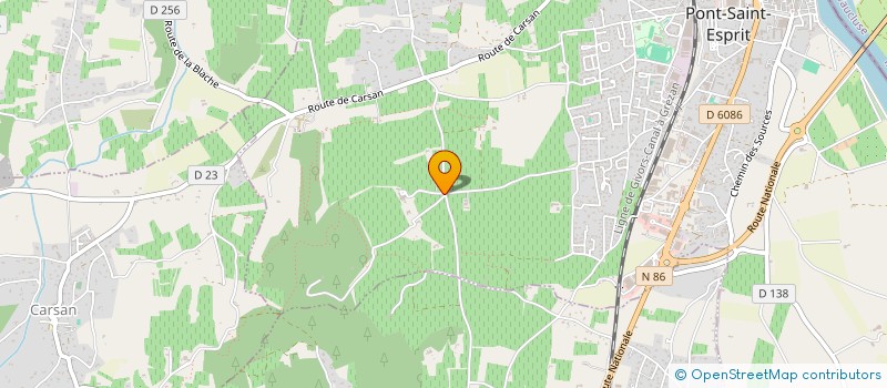 localisation de l'entreprise LAUPASO  PONT-SAINT-ESPRIT