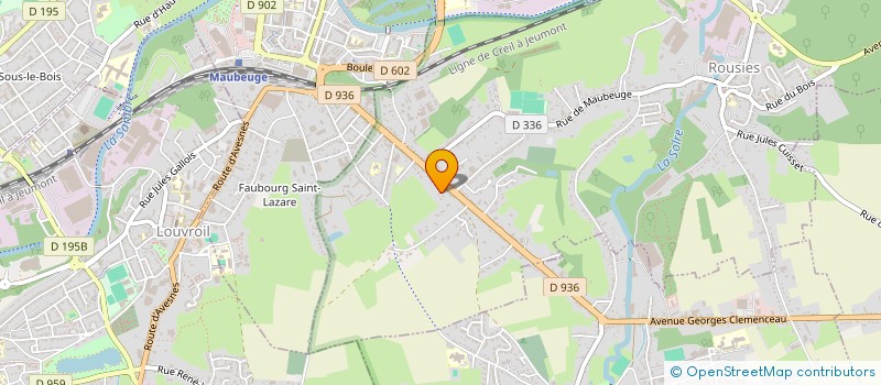 localisation de l'entreprise LAUPAT  ROUSIES