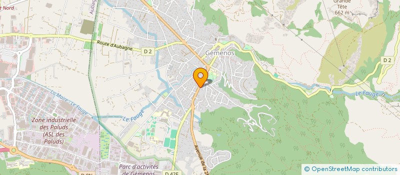 localisation de l'entreprise LAUPHANE  GEMENOS