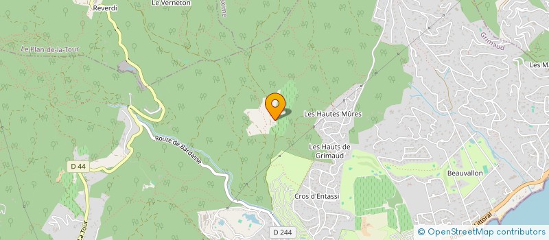 localisation de l'entreprise LAUPIN à GRIMAUD