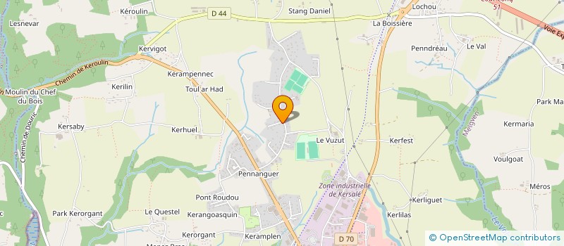 localisation de l'entreprise LAUPMEUR  CONCARNEAU