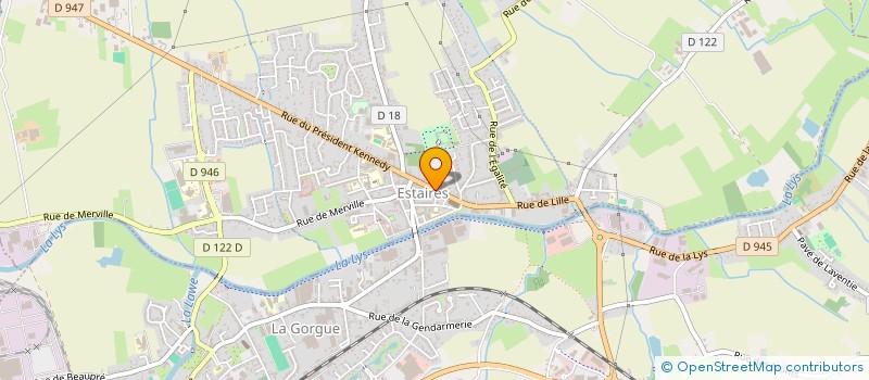 localisation de l'entreprise LAUPTIM  ESTAIRES