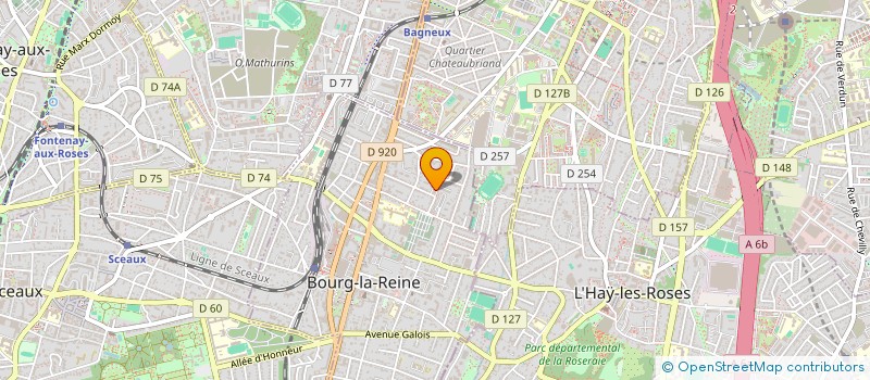 localisation de l'entreprise LAUR à BOURG-LA-REINE