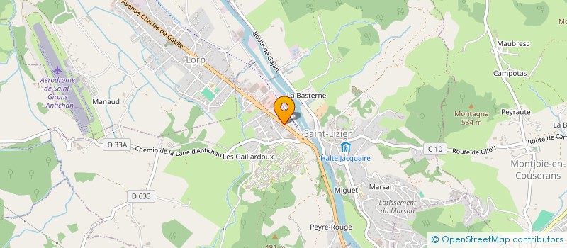 localisation de l'entreprise LAUR à SAINT-LIZIER