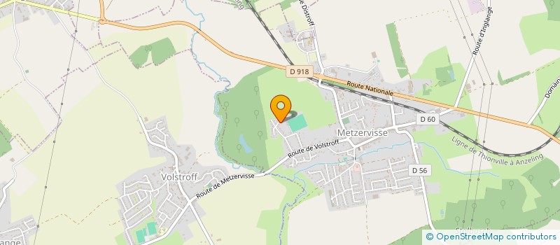 localisation de l'entreprise LAUR BAT  METZERVISSE