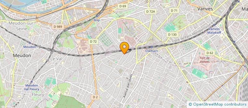 localisation de l'entreprise LAUR CODEV  CLAMART