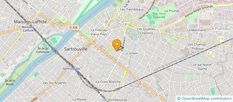 localisation de l'entreprise LAUR'ELIE  SARTROUVILLE