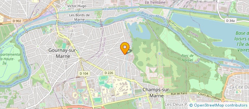 localisation de l'entreprise LAUR-EMI  CHAMPS-SUR-MARNE