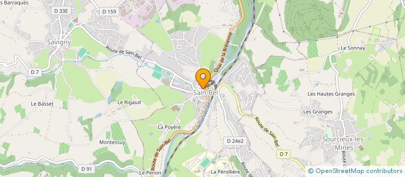 localisation de l'entreprise LAUR'ENVIE GOURMANDE  SAIN-BEL