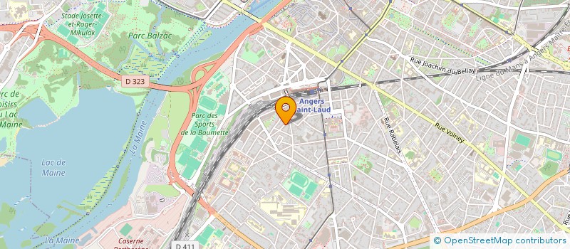 localisation de l'entreprise LAUR'GA  ANGERS