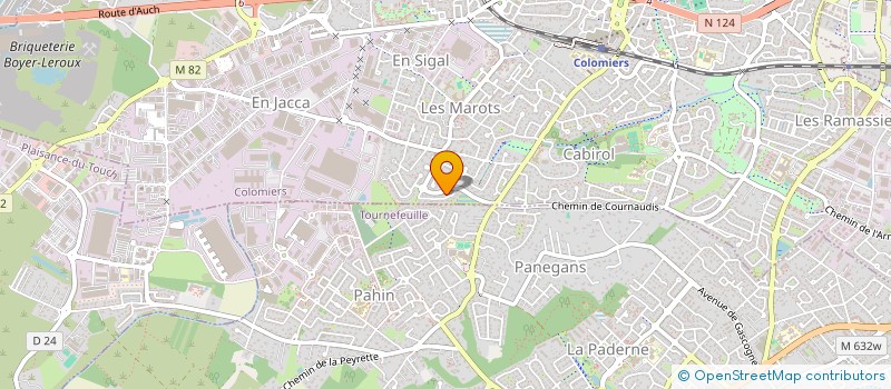 localisation de l'entreprise LAUR-IMMO à COLOMIERS