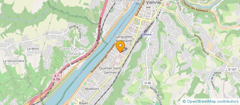 localisation de l'entreprise LAUR'IMO  VIENNE