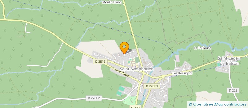 localisation de l'entreprise LAUR.PASC  SAINT-SYMPHORIEN