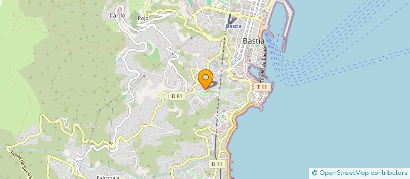 localisation de l'entreprise LAURA  BASTIA
