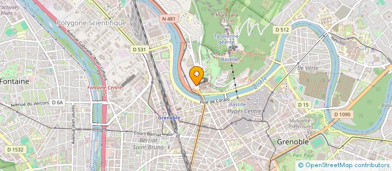 localisation de l'entreprise LAURA à GRENOBLE