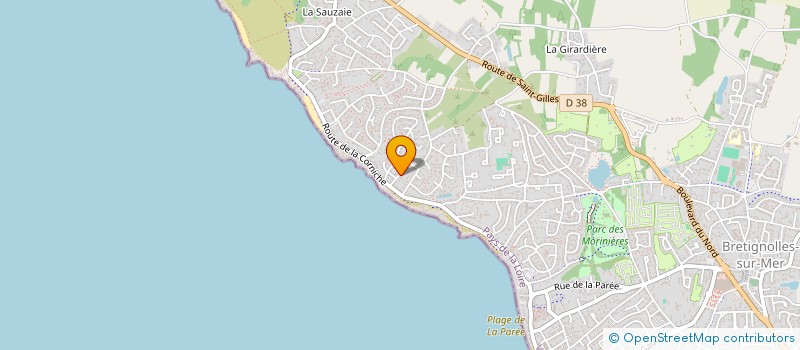 localisation de l'entreprise LAURA à BRETIGNOLLES-SUR-MER