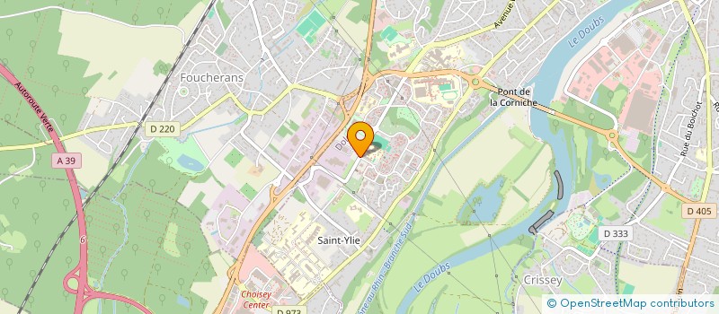 localisation de l'entreprise LAURA à DOLE