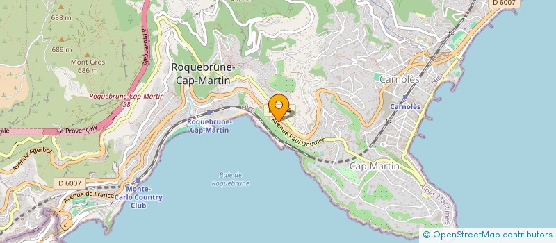 localisation de l'entreprise LAURA à ROQUEBRUNE-CAP-MARTIN