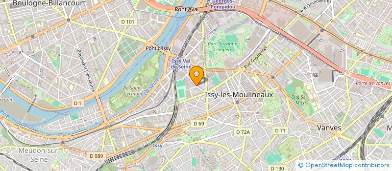 localisation de l'entreprise LAURA à ISSY-LES-MOULINEAUX